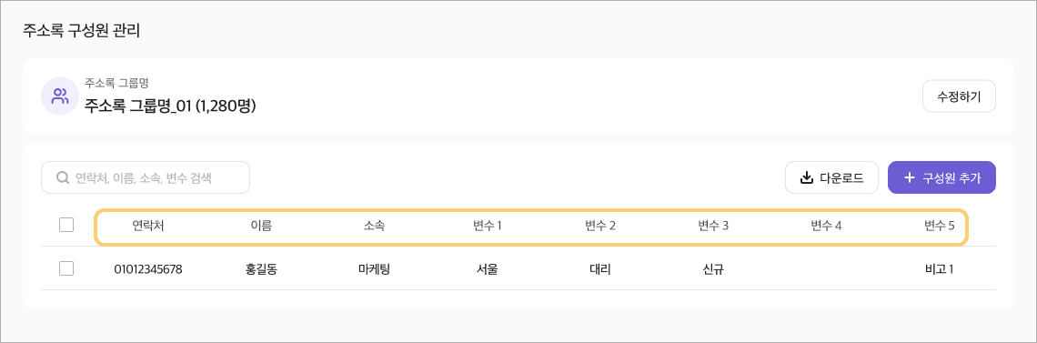 구성원 조회